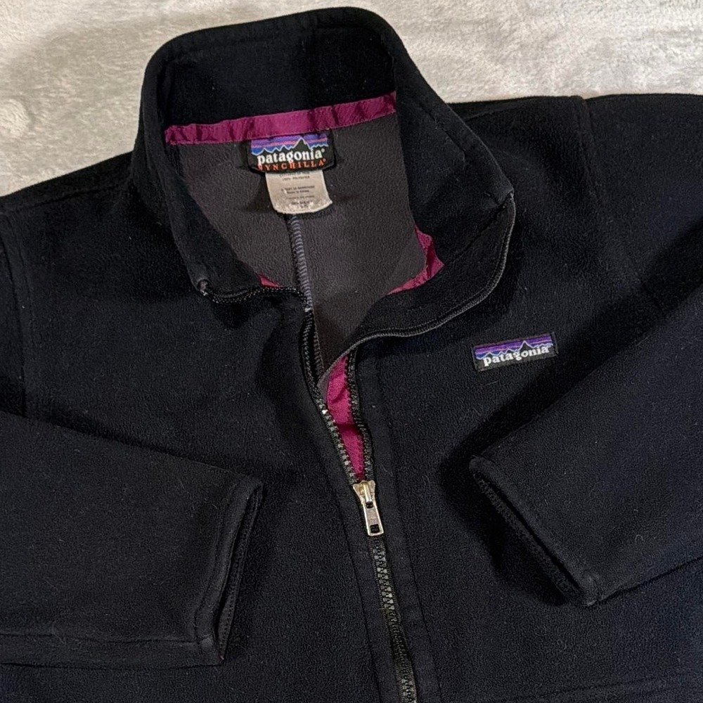 90s Vintage Patagonia Synchilla Fleece Jacket | Black | XS‎